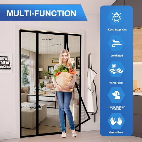 LONGEAS pet-kid-friendly design supports a family-friendly doorway experience.