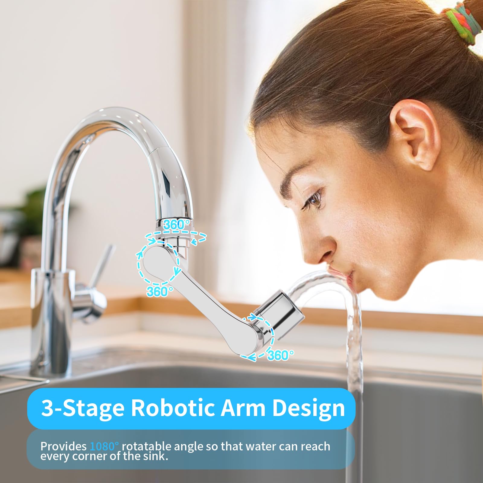 Longing Home easy-installation guide helps quick setup on your faucet.