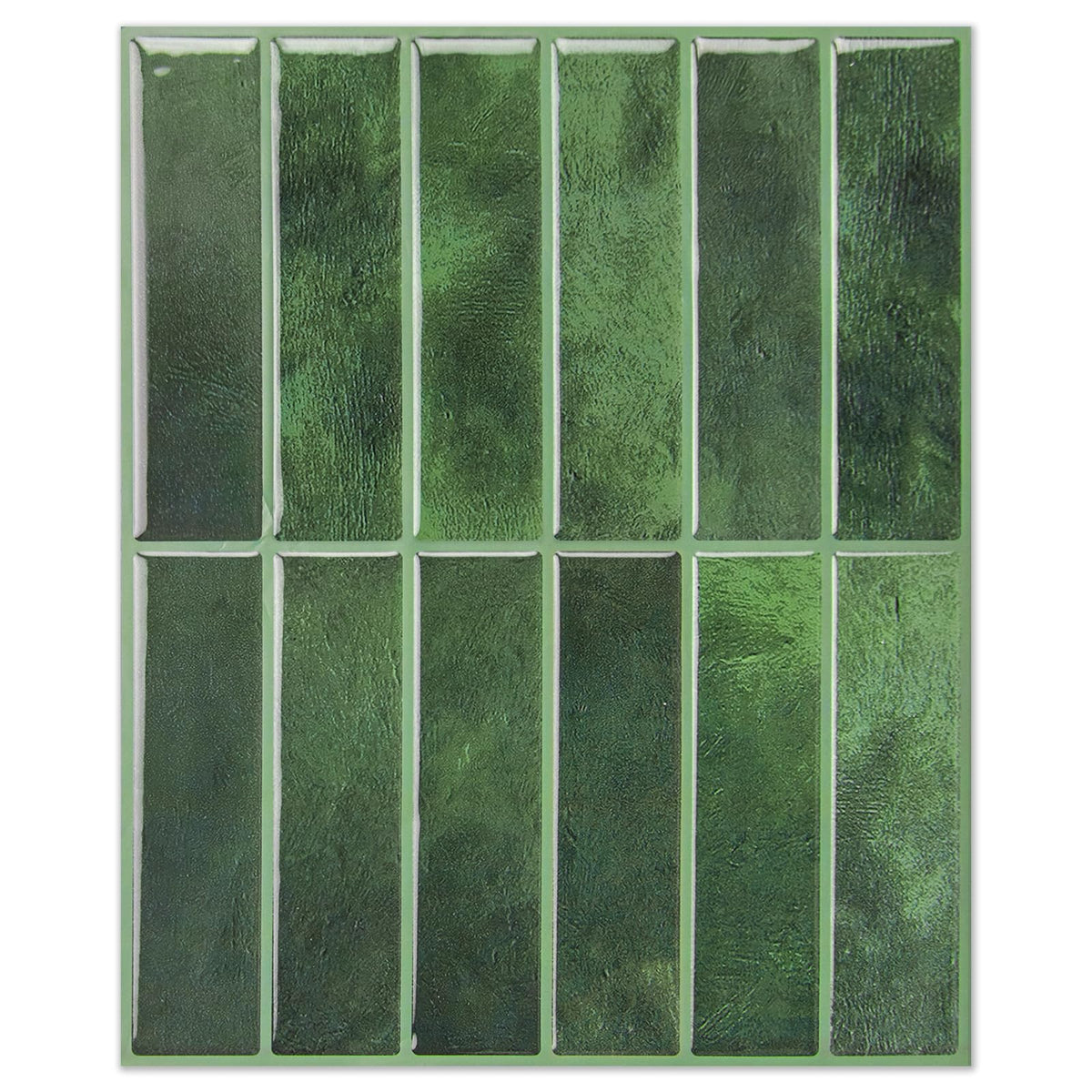 LONGKING 10-sheet green backsplash tiles ready for quick kitchen upgrade.