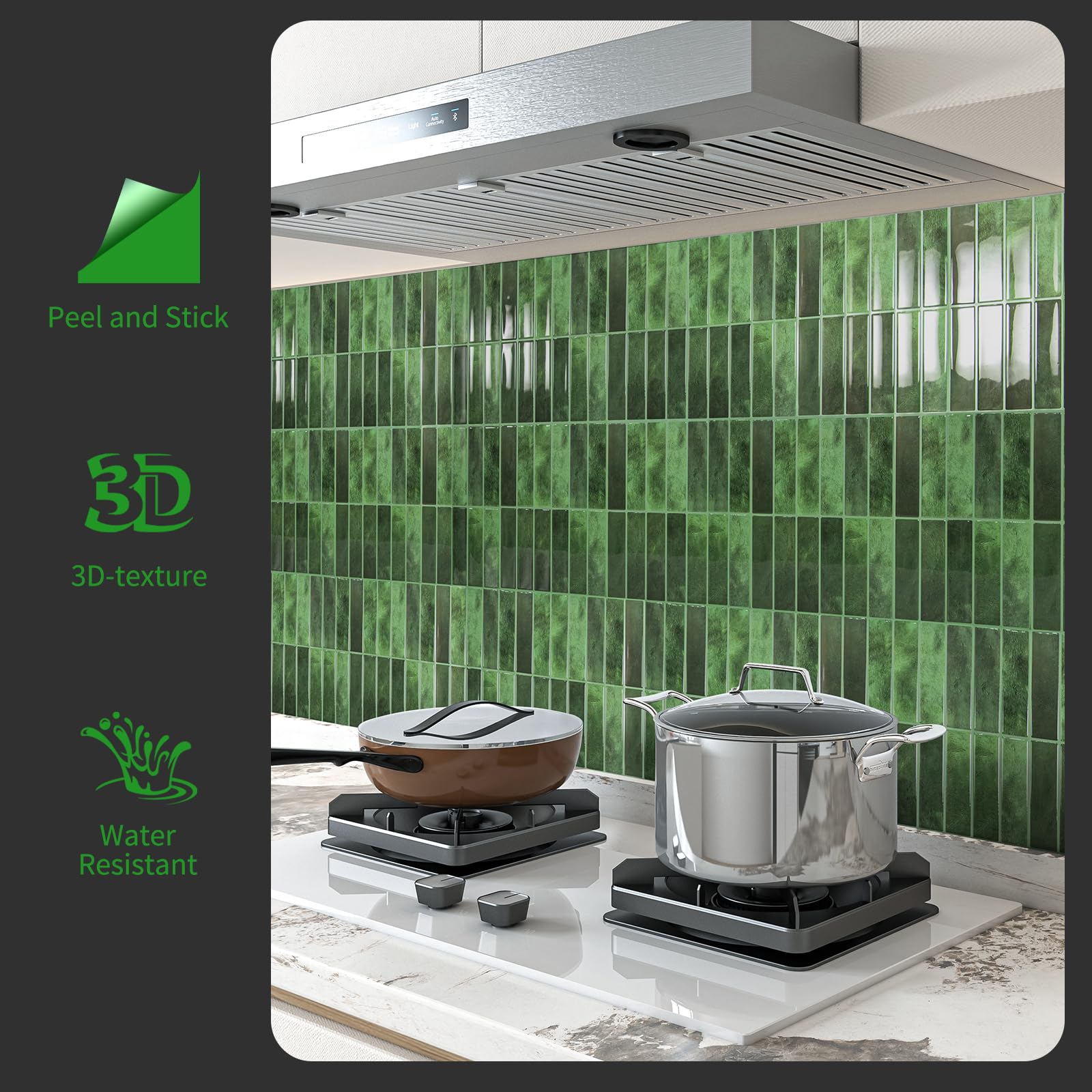 LONGKING waterproof kitchen and bathroom backsplash tiles suitable for damp areas.