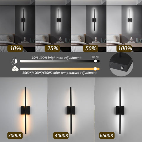 Lonruis wall sconce remote control for effortless brightness adjustment