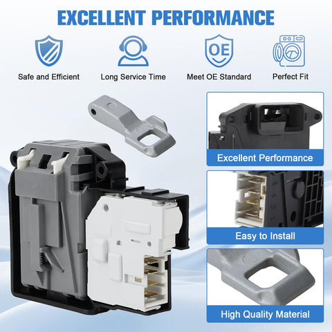Lonsda door lock kit closeup highlighting installation-ready design