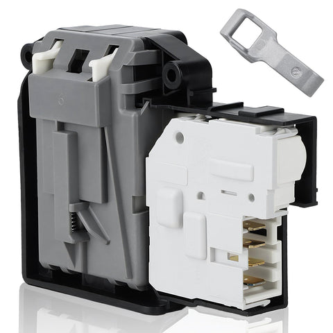 Lonsda EBF61315802 door lock switch closeup for LG front-load repair