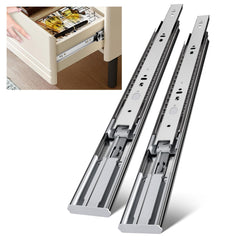 LONTAN four-pairs 22-inch slides in action delivering silent soft-close operation