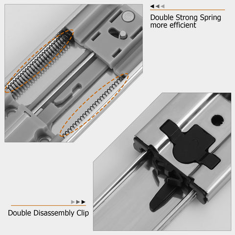 LONTAN ball-bearing drawer slide provides quiet, stable operation daily.