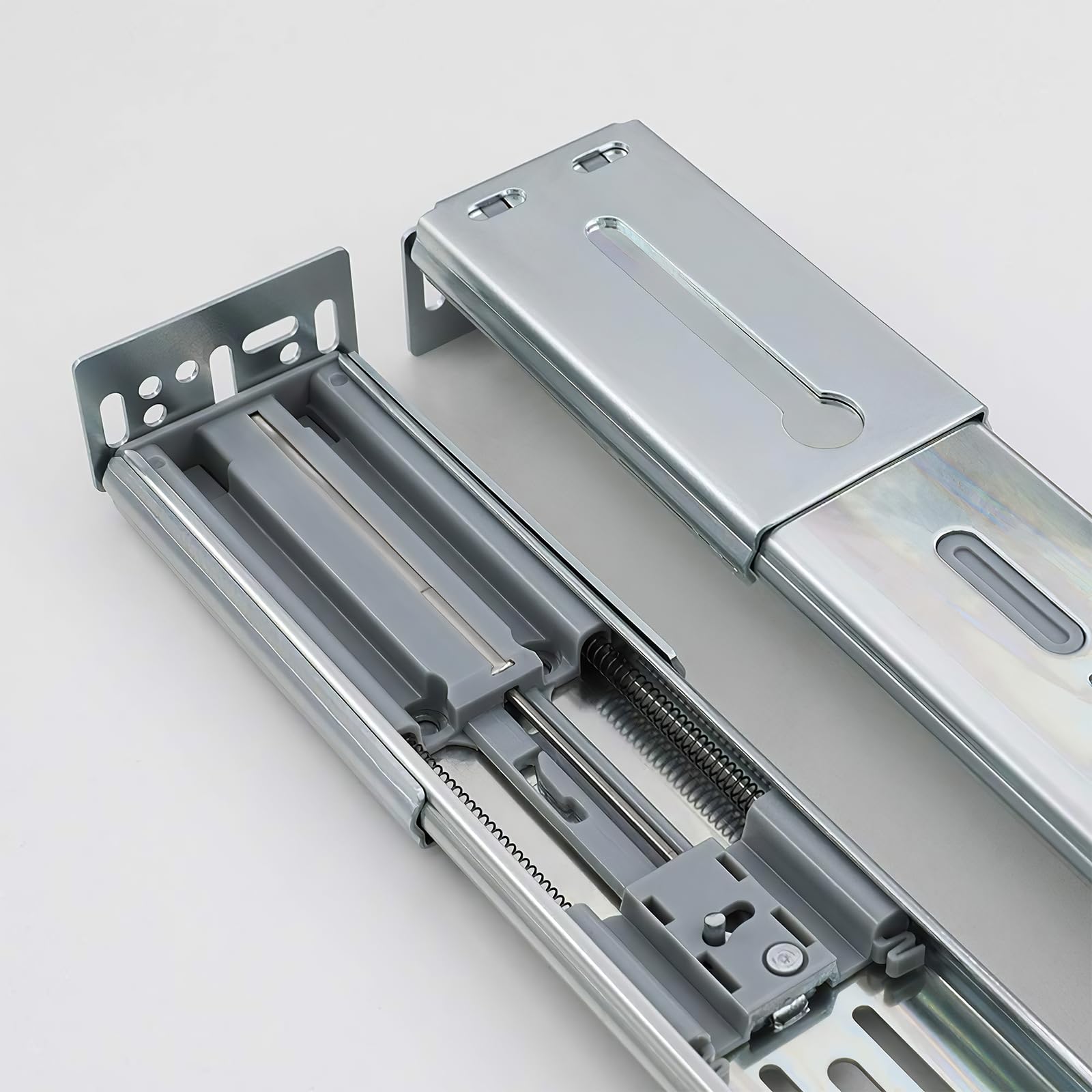 LONTAN face-frame compatible brackets support sturdy drawer rails.