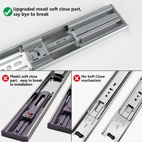 LONTAN quick-release feature allows easy drawer removal