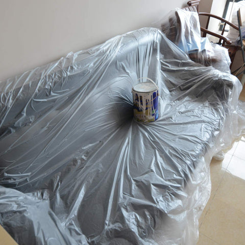 LOOBANI disposable tarps ideal for clean, organized painting sessions