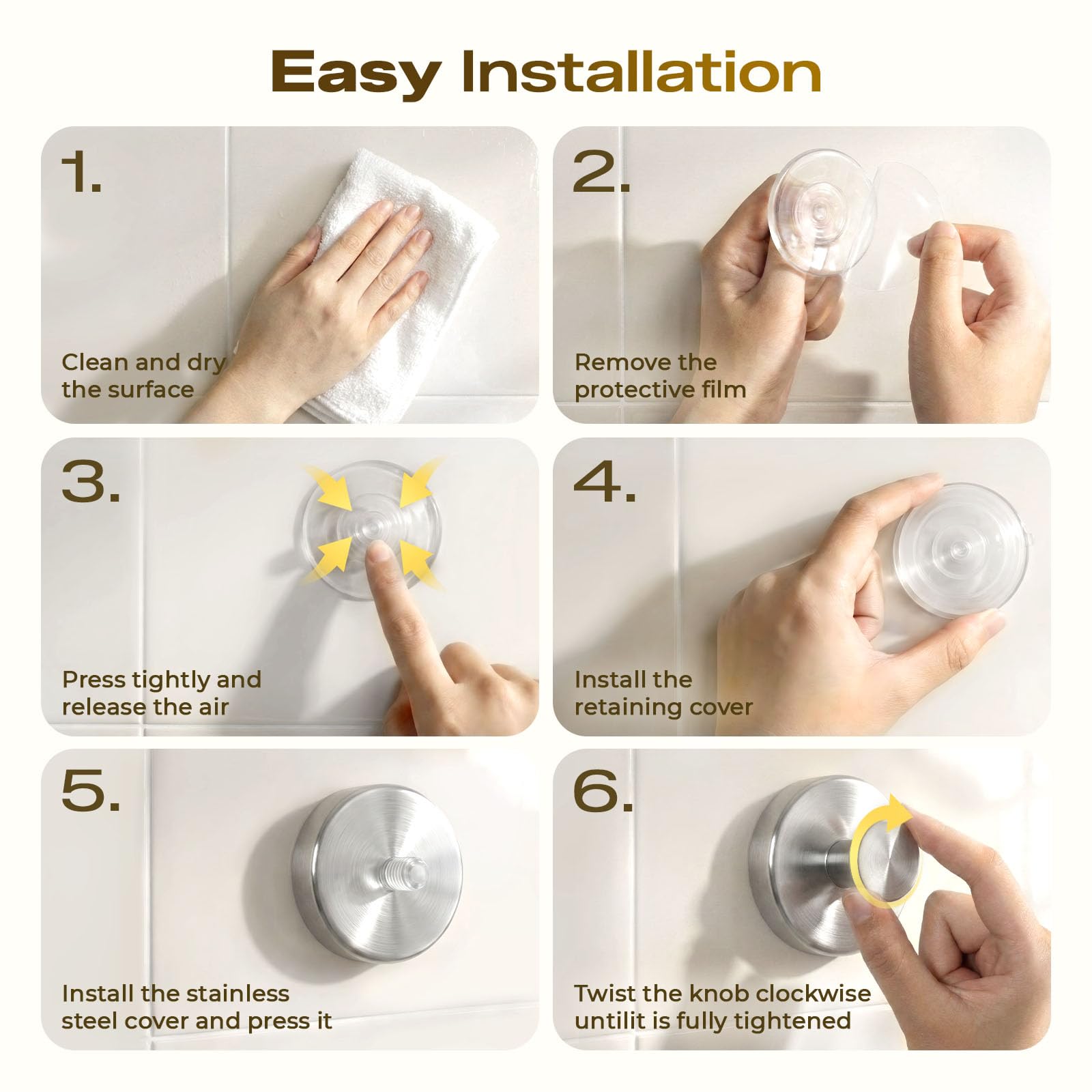 LOOHOI glass-door hook – ideal for towels and robes.