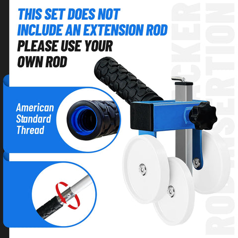LookFox backer rod insertion tool four wheel sizes for matching joint widths and backer rods