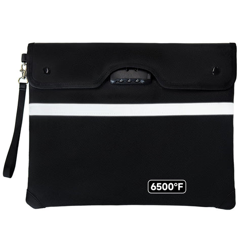 Loorow fireproof bag 6500°F material close-up highlights heat resistance