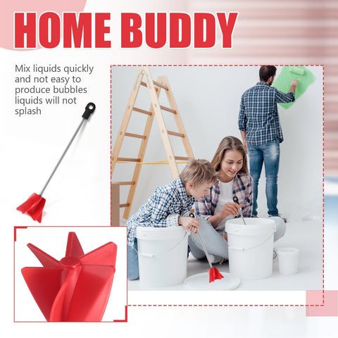 Loosh six-pack 11 inch paint stirrers set, versatile renovation tool.
