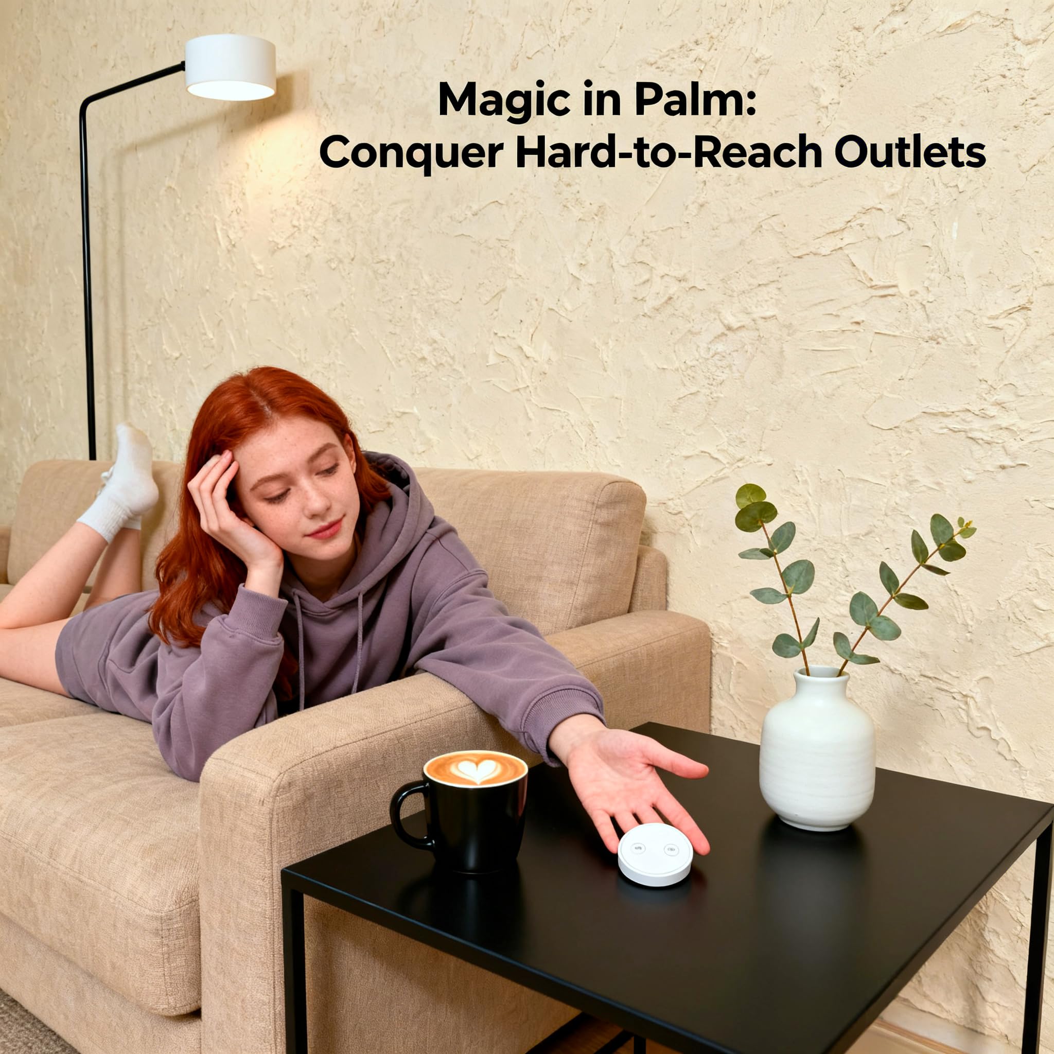 LoraTap 100ft range enables stable control through walls