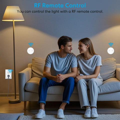 LoraTap compact design fits any outlet and saves space.