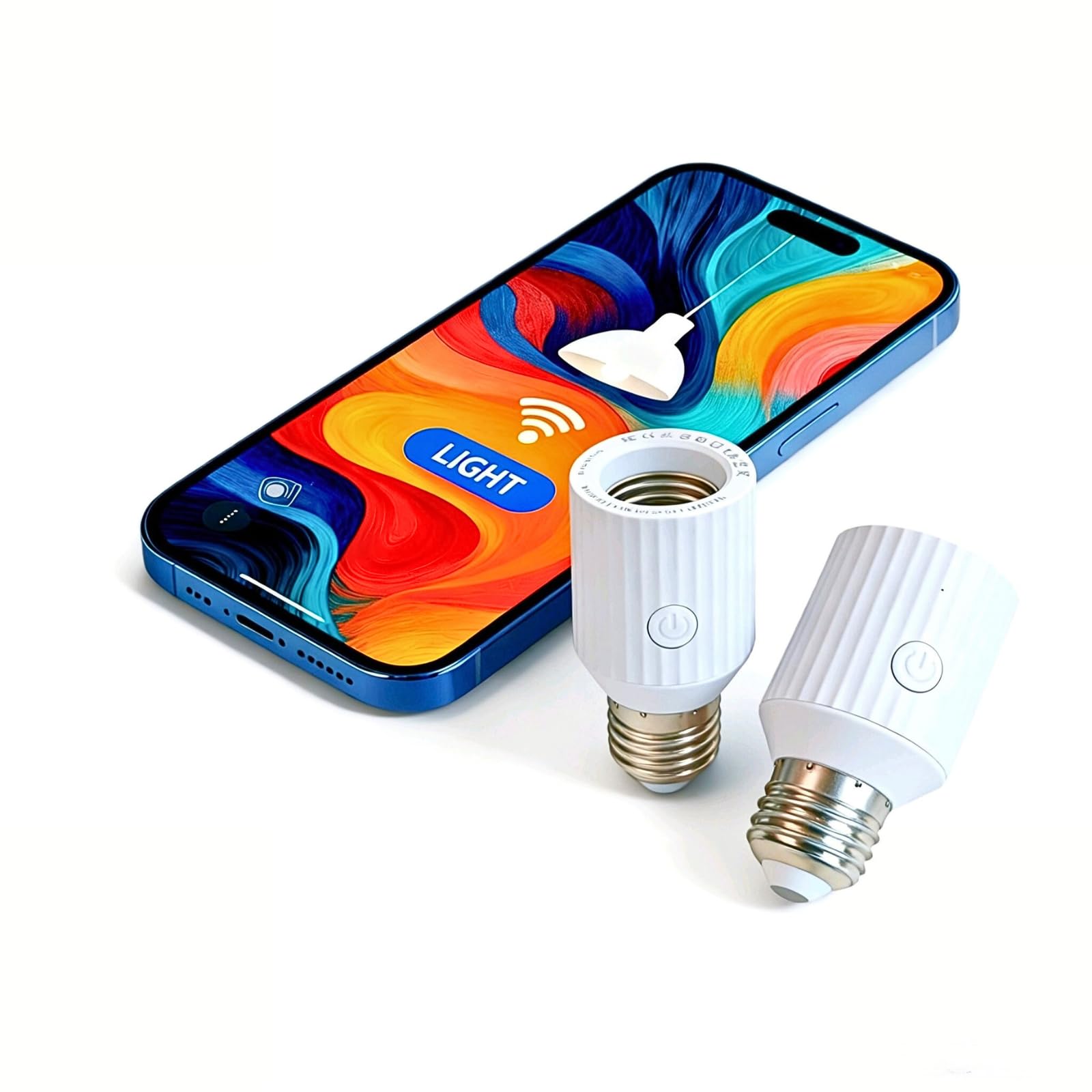 LoraTap smart socket adapter in packaging ready for quick lamp upgrade