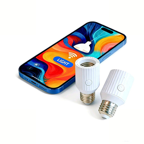 LoraTap smart socket adapter in packaging ready for quick lamp upgrade