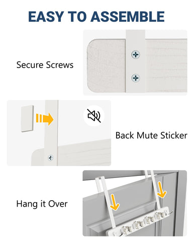 Lorbro 17 by 11 inch footprint maximizes door space for better reach.