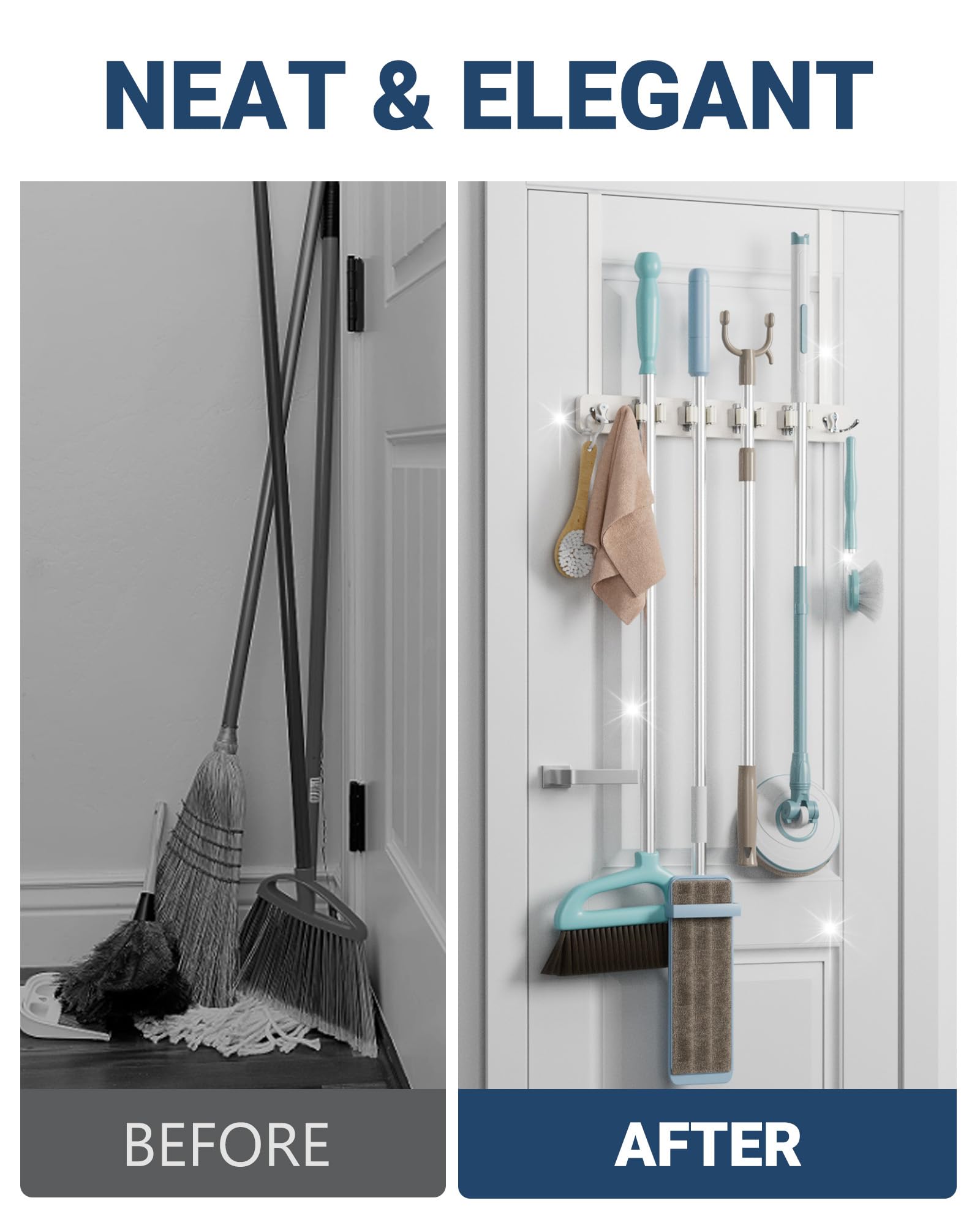 Lorbro no-drill installation highlights quick, tool-free setup for renters.