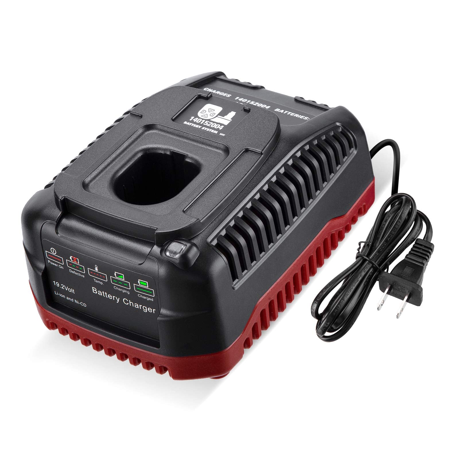 Lordone 19.2V C3 charger front view showing compact design for Craftsman battery charging