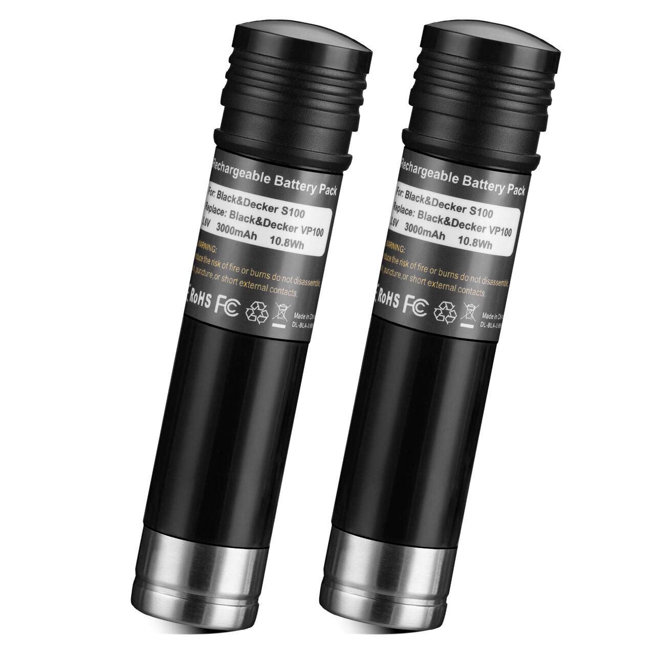 LORDONE 2-pack 3000mAh Ni-MH battery for VP100 powers tools reliably