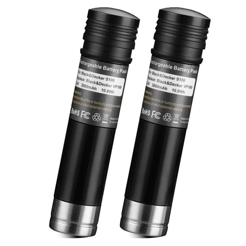 LORDONE 2-pack 3000mAh Ni-MH battery for VP100 powers tools reliably