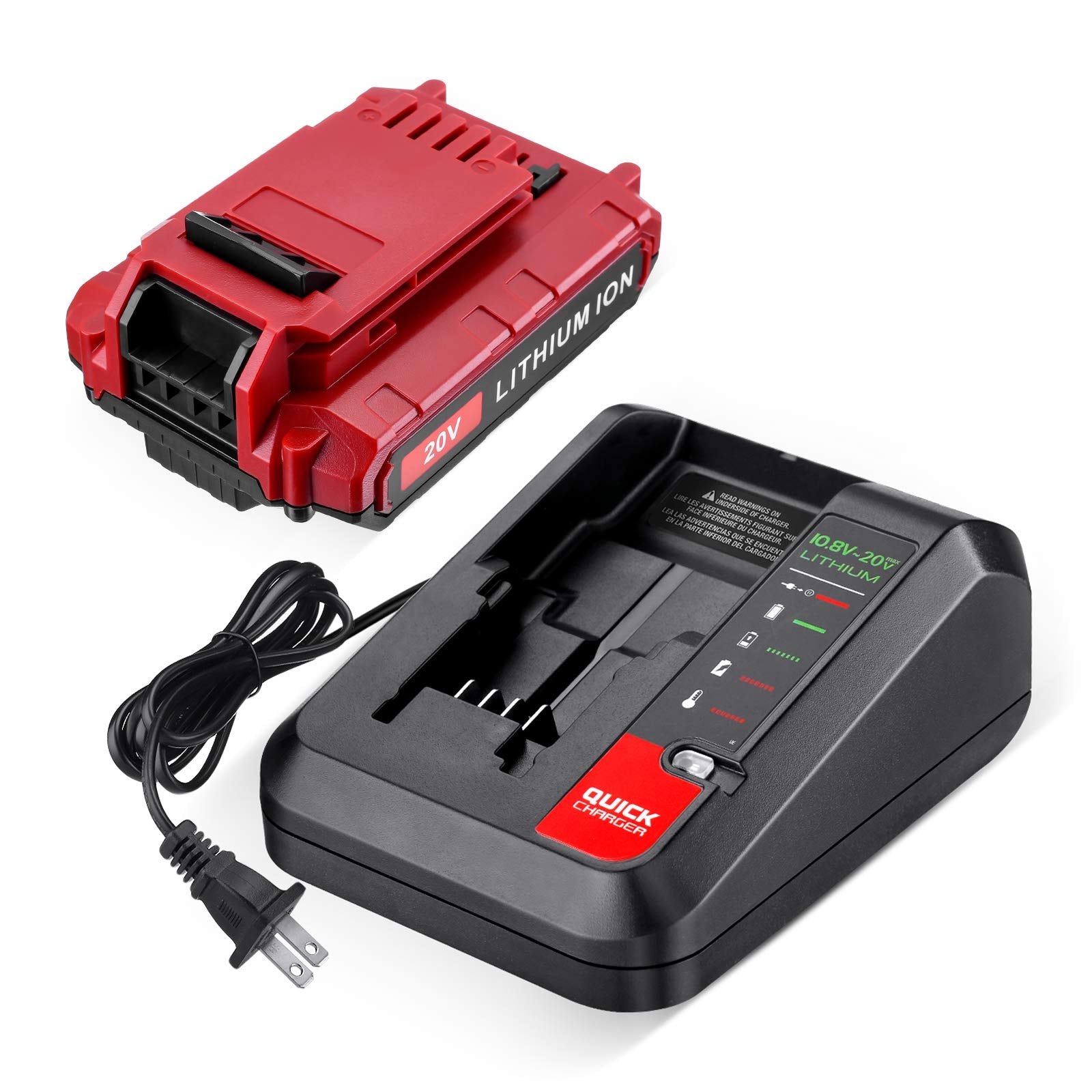 LORDONE 3.0Ah battery for PCC685L powers Porter-Cable tools longer.