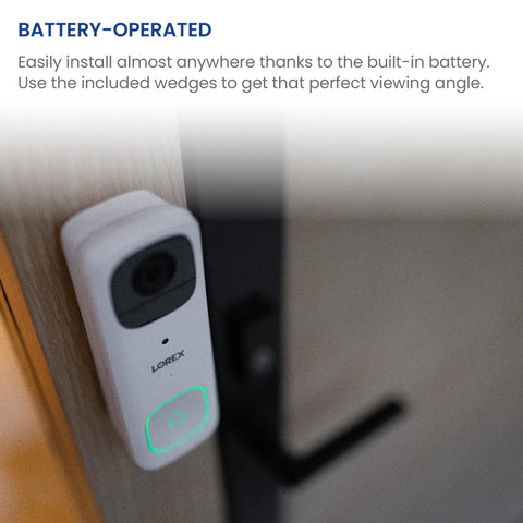 Lorex IR night vision provides black-and-white detail in darkness