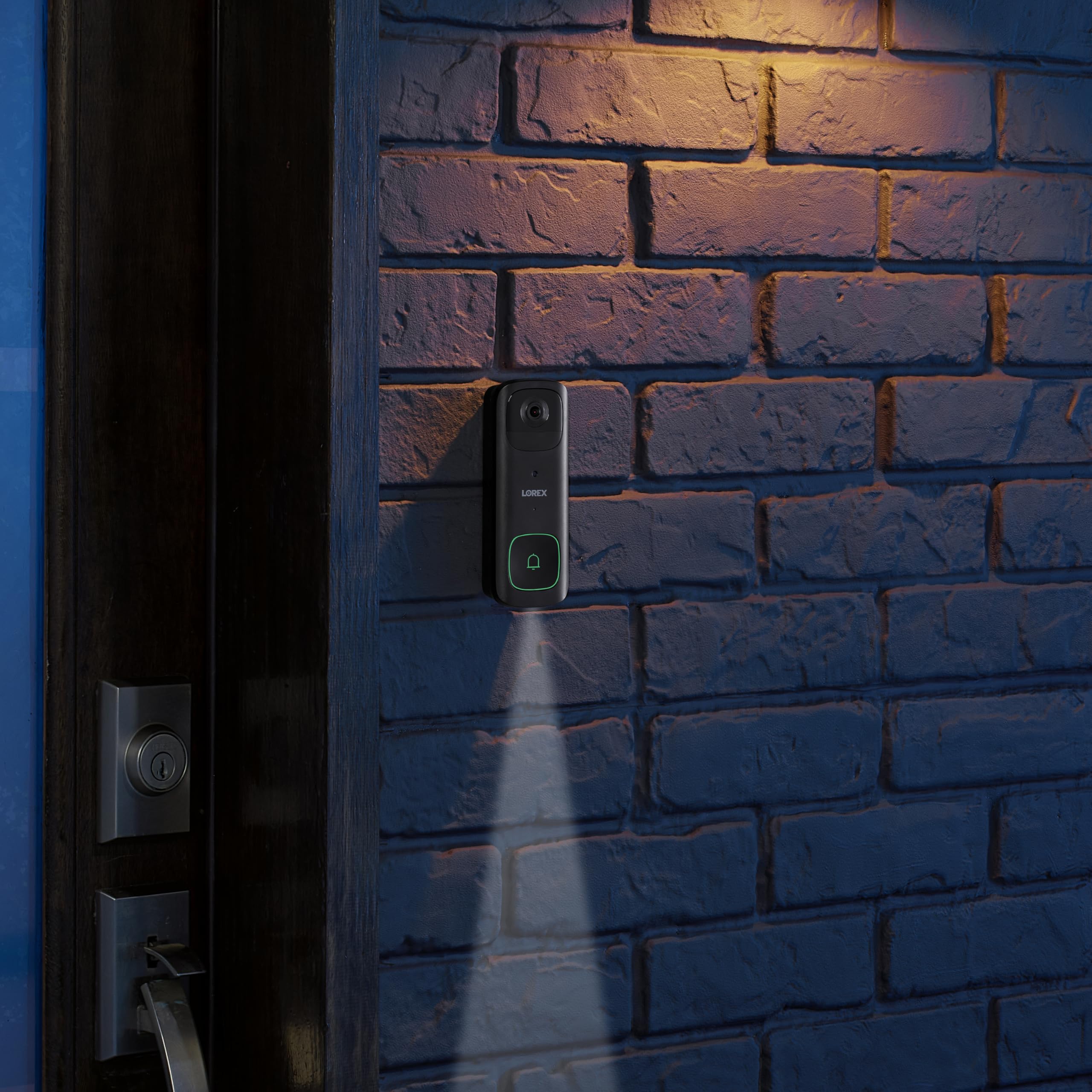 Lorex wireless doorbell with long-lasting 6200mAh battery