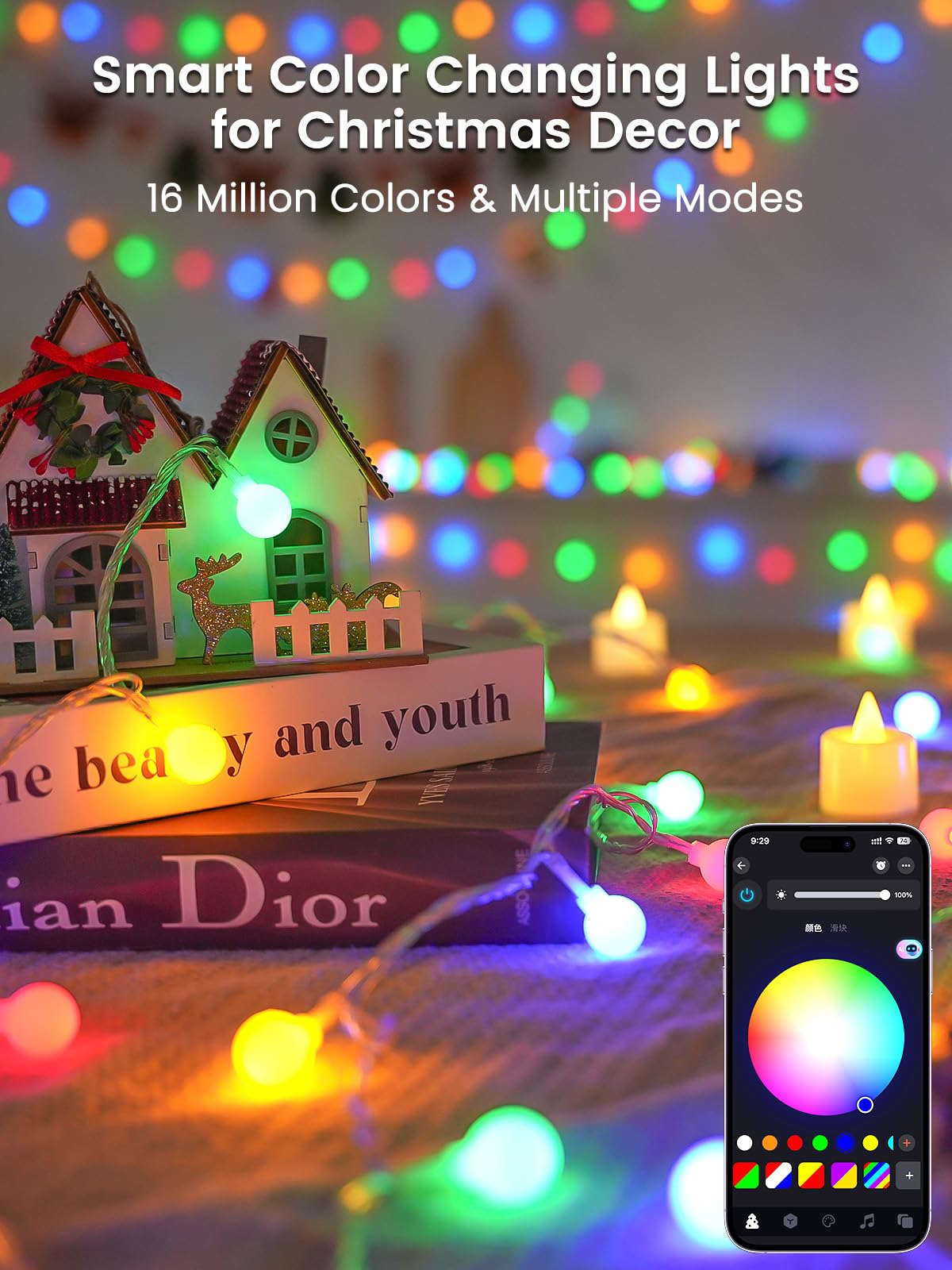 LORRYTE waterproof indoor lights designed for quick plug-in setup.
