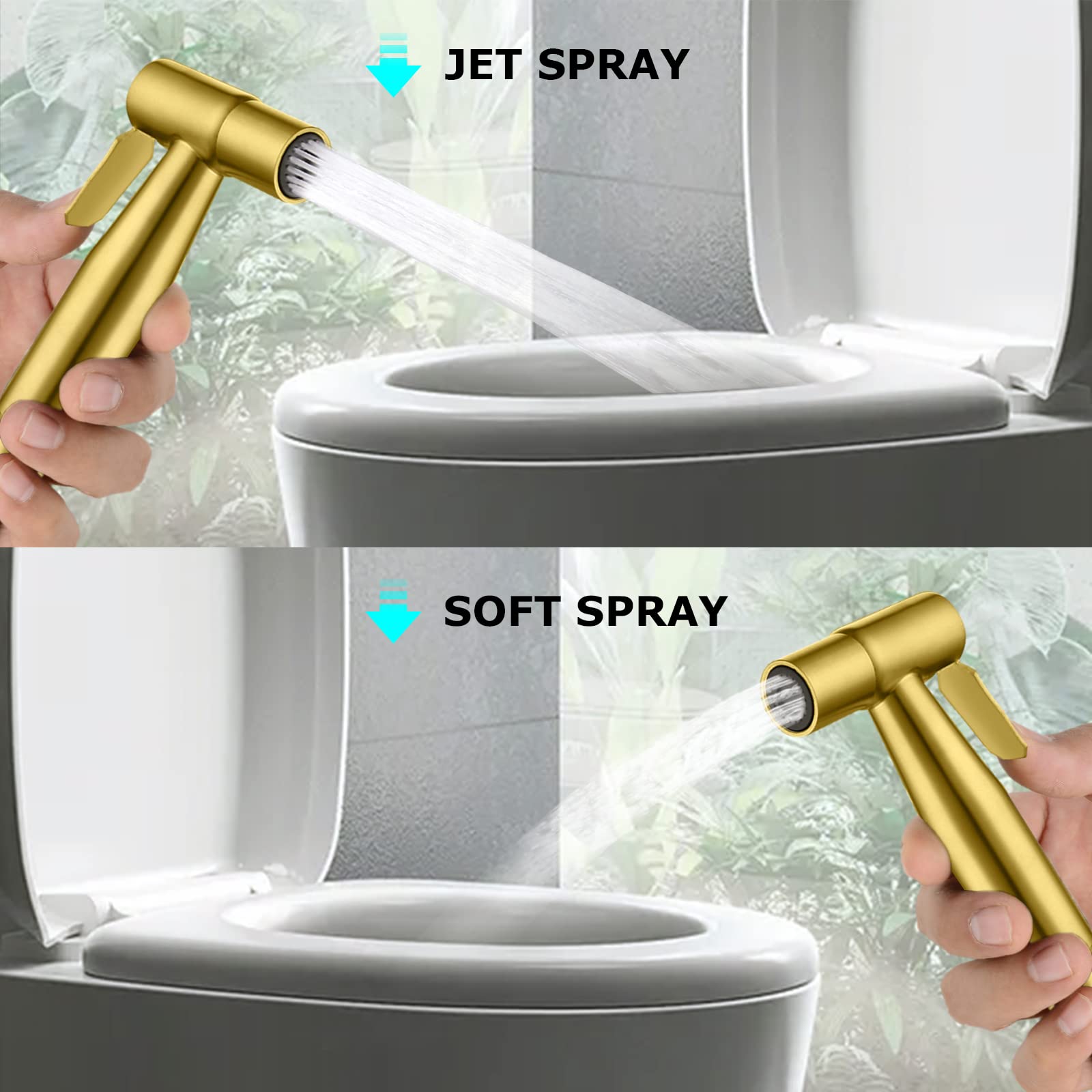 LOSCHEN gold brushed-finish resists rust and daily wear.