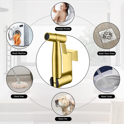 LOSCHEN gold in-use demonstrates easy handling and controllable spray.