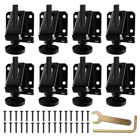 LOSCHEN heavy-duty leveling feet for furniture with wrench for precise height.
