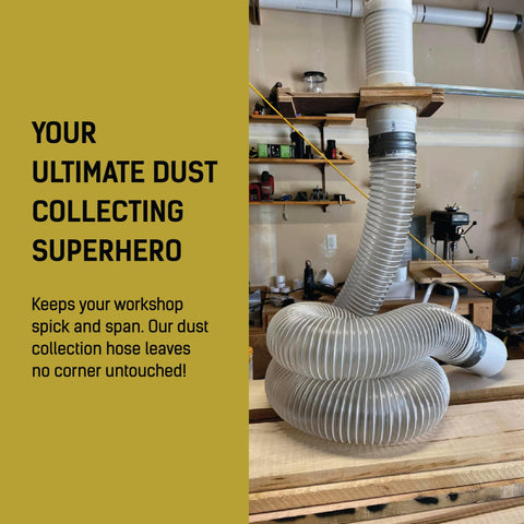 LOSTRONAUT includes stainless steel clamps for secure connections.