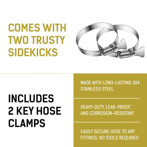 LOSTRONAUT ultra-flexible hose with tight bend radius for easy routing.