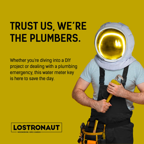 LOSTRONAUT reinforced steel T-handle detail for steady valve operation