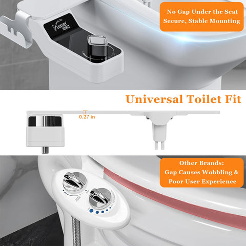LostSoul adjustable spray angle enables a personalized rinse.
