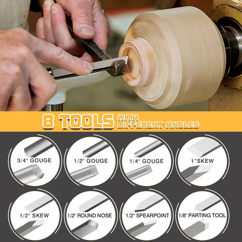 LoTanop 3/4-inch gouge handles heavy hogging with control