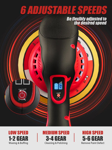 LotaTools 5500 rpm orbital buffer delivers efficient, high-gloss results on paint