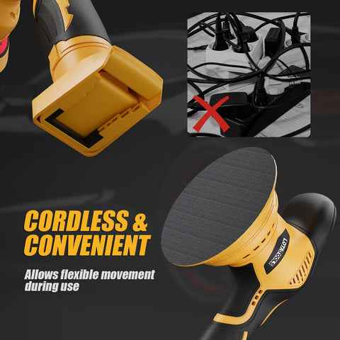 LotaTools polisher kit includes pads, covers, bag for complete polishing results.