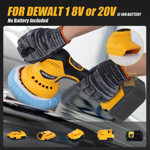 LotaTools polisher with six-speed dial enabling precise detailing.