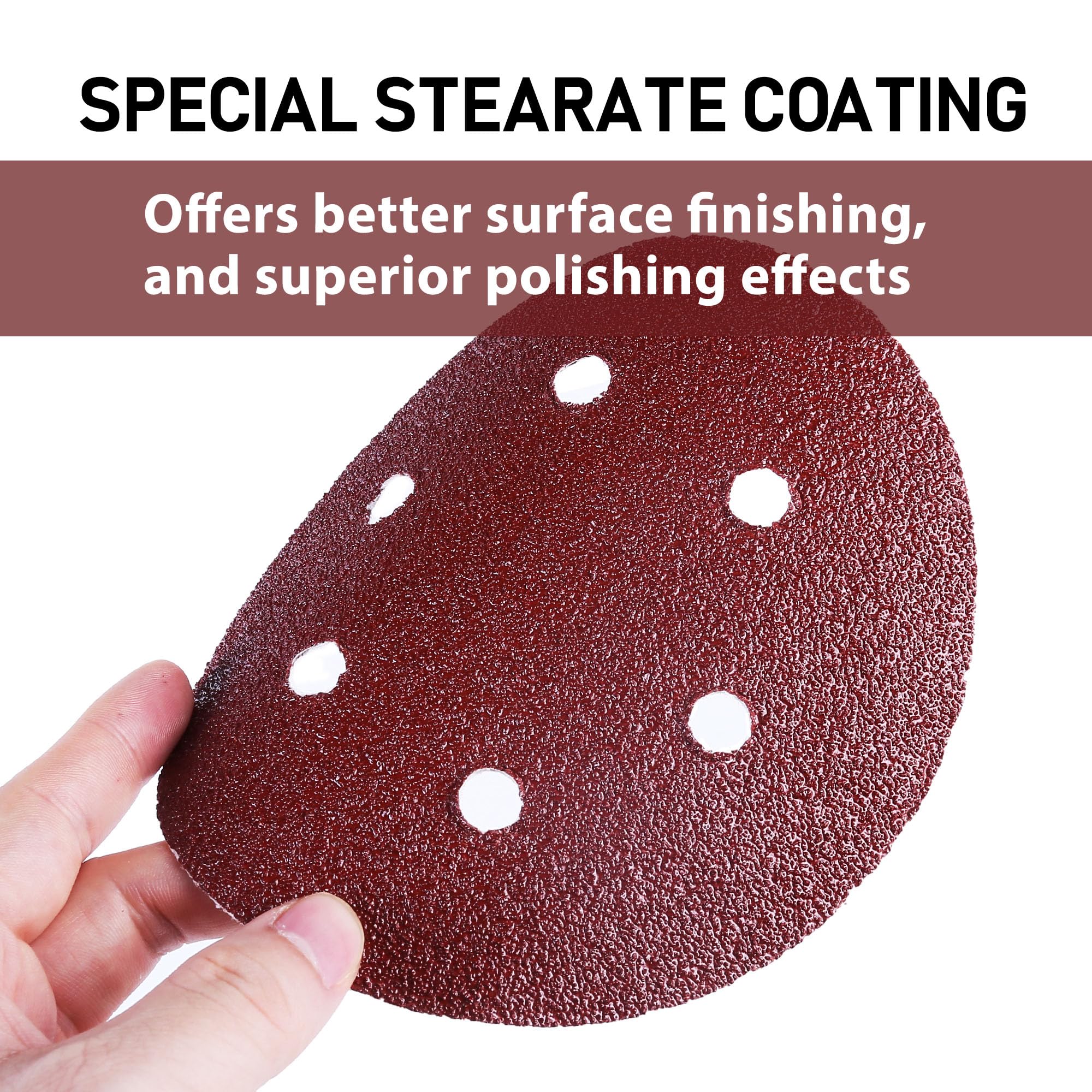 LotFancy 120 grit disc for prep work and fine shaping