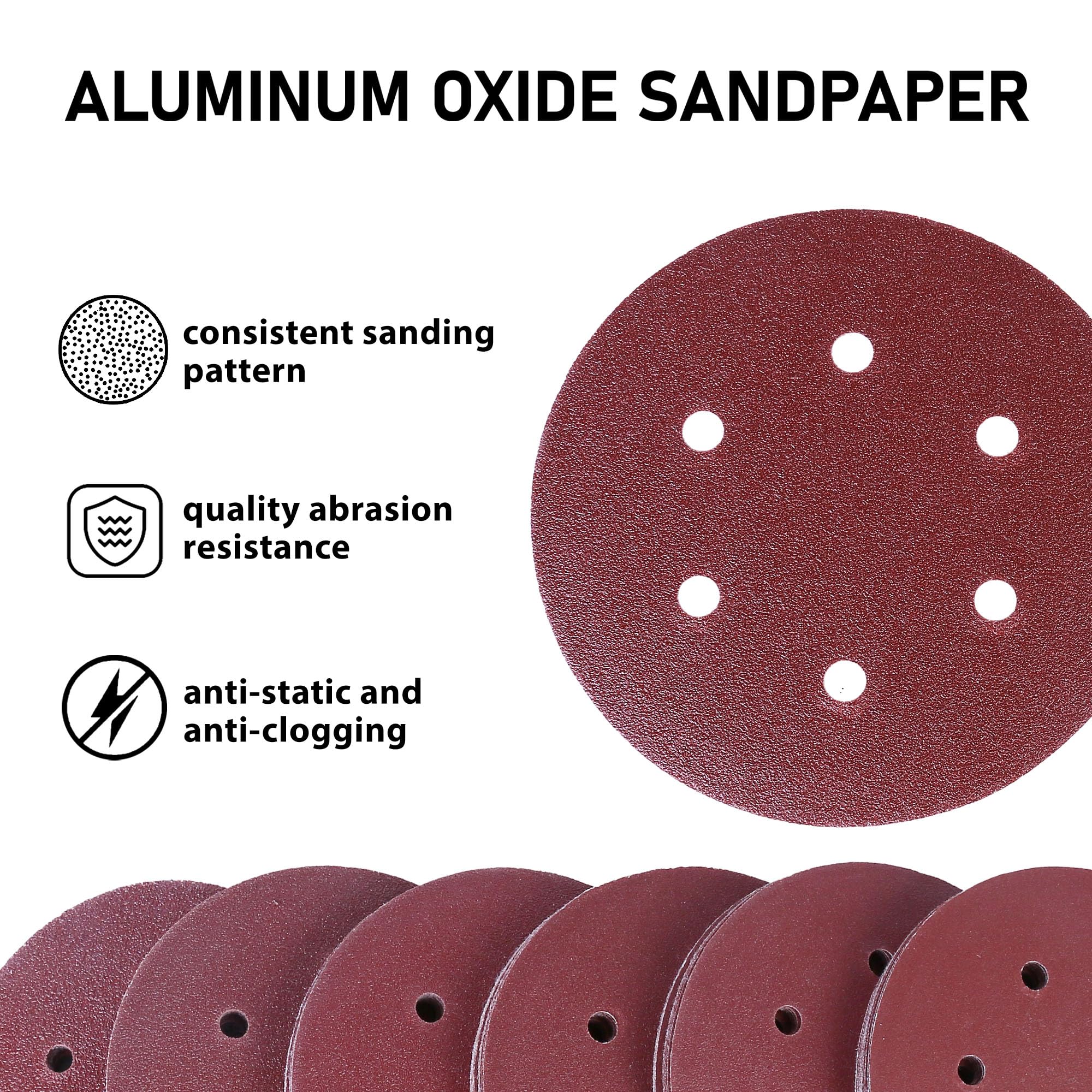 LotFancy 60 grit disc for shaping and leveling surfaces