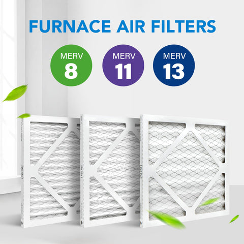 LotFancy filter compatible with furnaces, ACs, and heat pumps in HVAC systems.