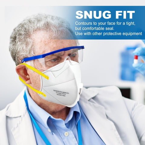LotFancy N95 mask individually wrapped for hygienic on-the-go protection