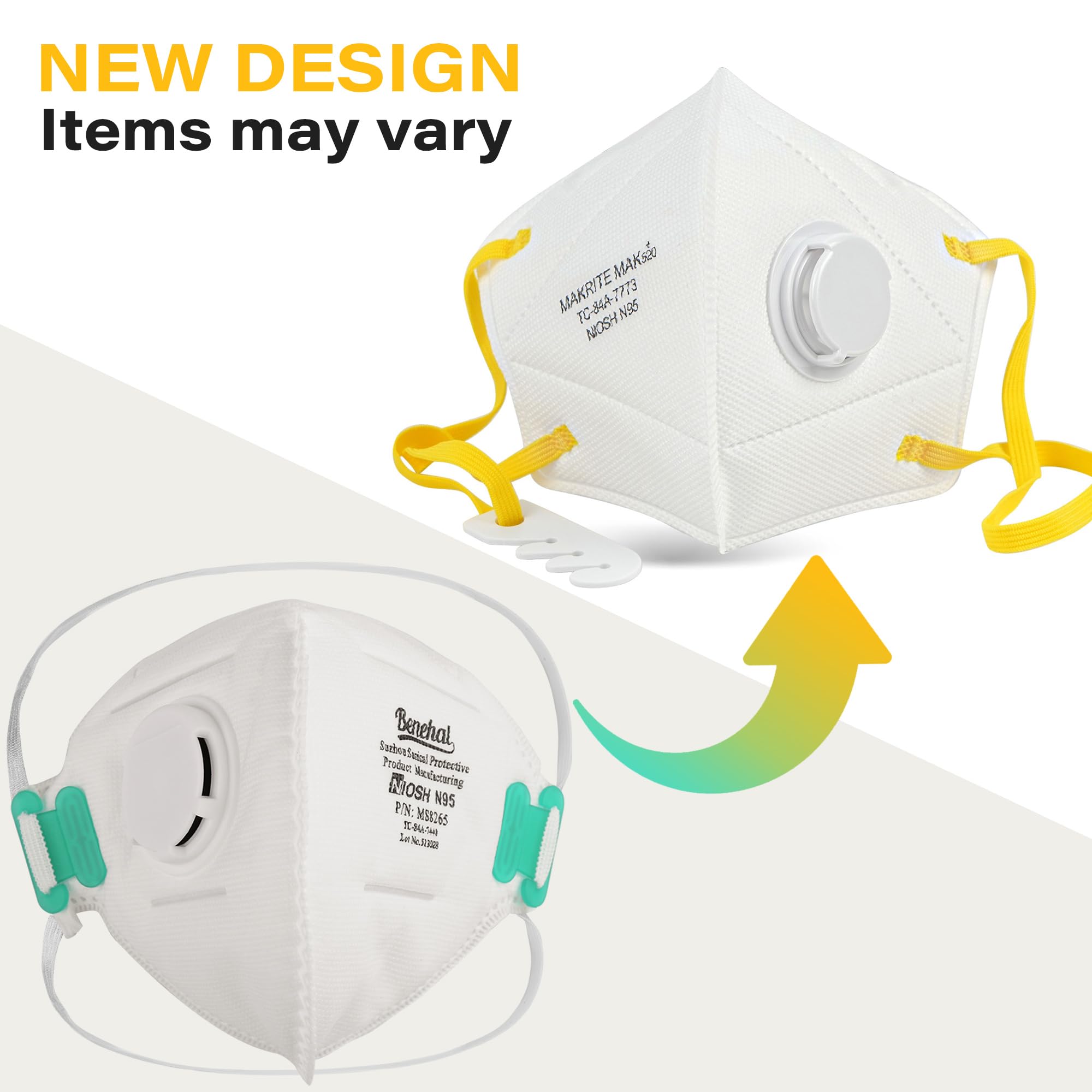 LotFancy N95 mask latex-free and skin-friendly for sensitive wearers