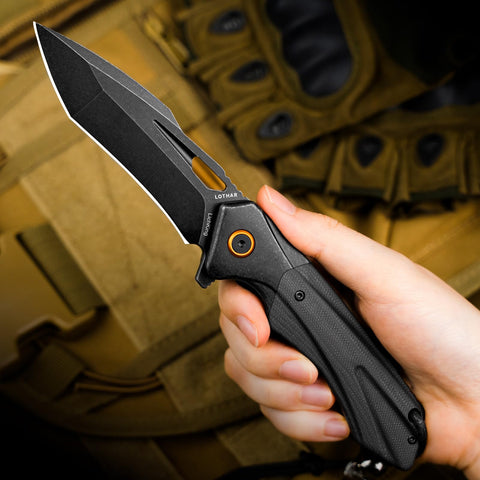 LOTHAR Lich King multi purpose EDC knife ready for camping and daily tasks