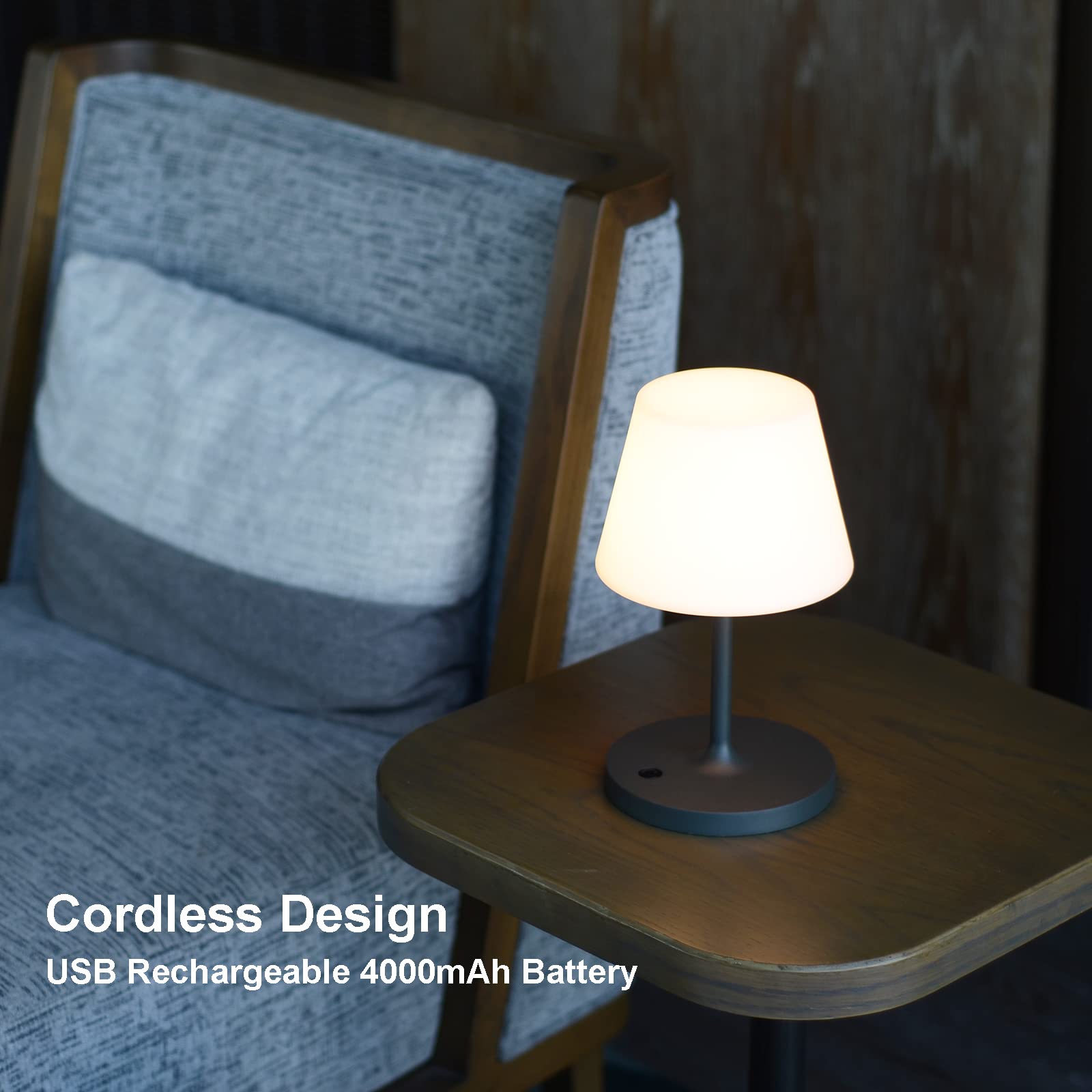 Lotitol IP44 waterproof ambience lamp protects against rain for portable lighting.