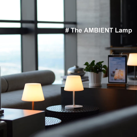 Lotitol portable battery-operated lamp for camping, dining, or patio lighting.