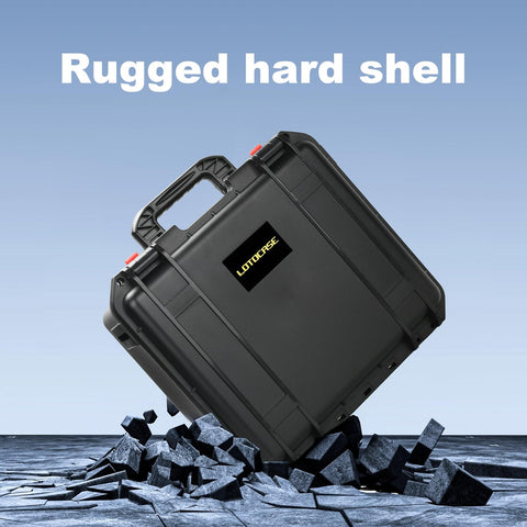LOTOCASE case-only storage solution for organized power tool batteries.