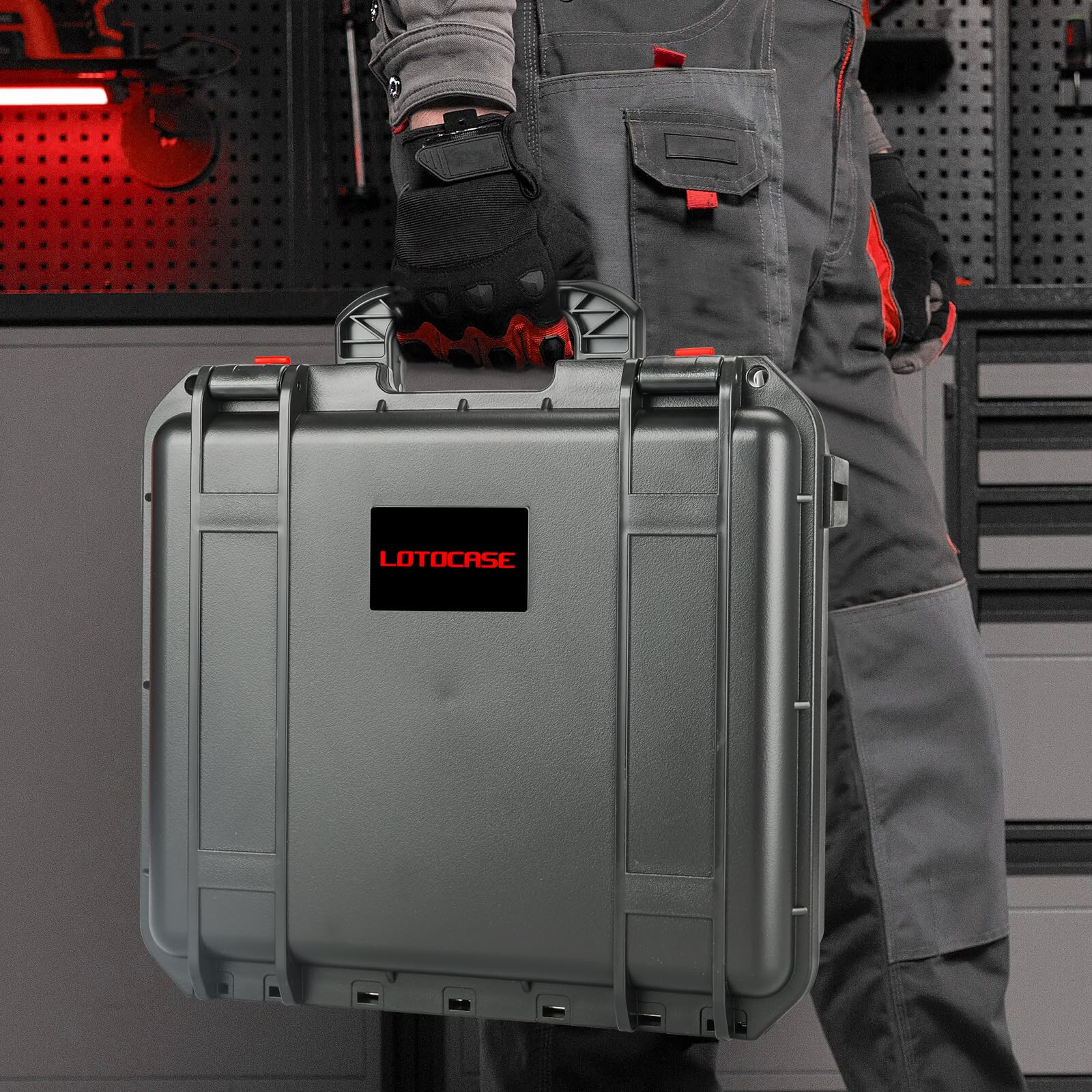 LOTOCASE Foam-padded interior prevents scratches and keeps items organized